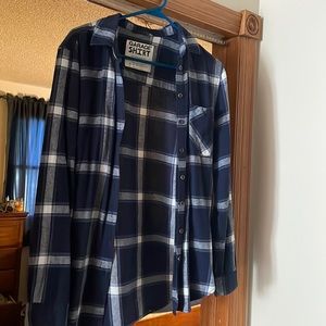 blue flannel from garage